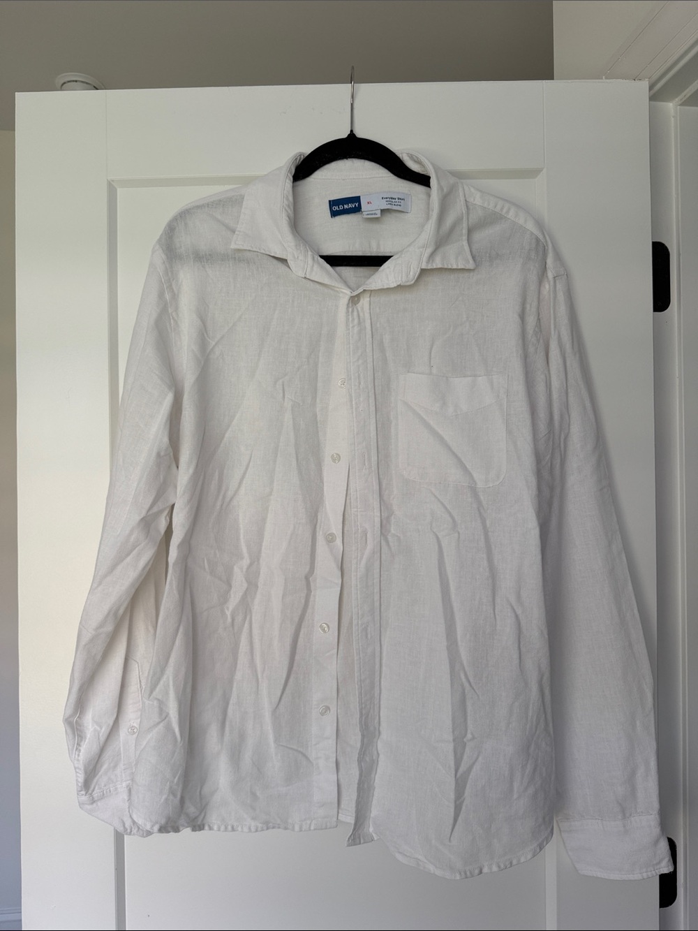 White button down